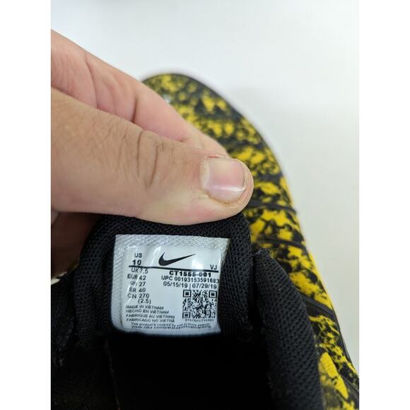 Nike Air Max Plus TN Womens Shoes Yellow Snakeskin CT1555 001 Running Size 10 - Picture 10 of 10